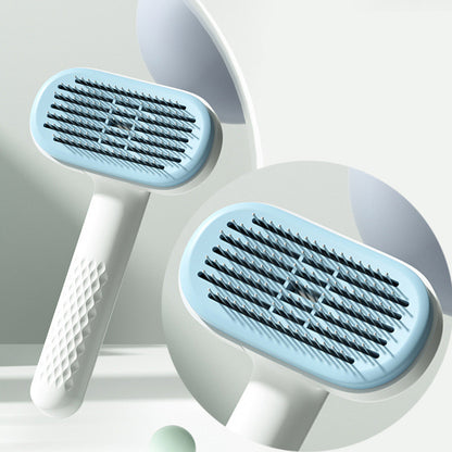 Pet Dog Cat Knot Hair Removal Comb  Product Category: Comb brush   Specification:   Round head steel needle (massage is not inconsistent)-gree 10pc Pet Dog Cat Knot 